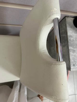 Silla de comedor blanca