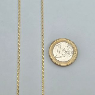 Cadena Bilbao de oro de 18k. Peso 2.52 g. 53 cm.