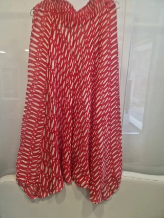 Pantalón Boho Estampado Rojo