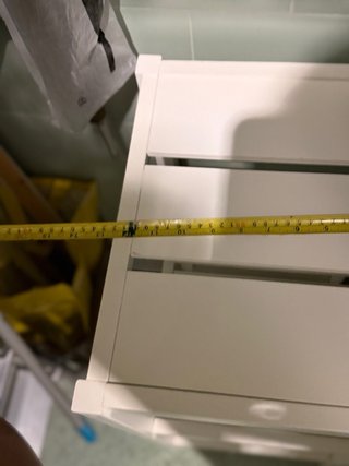 Estantería de Madera Blanca