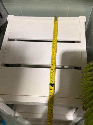 Estantería de Madera Blanca