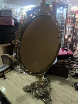 Espejo de mesa bronce 50cm