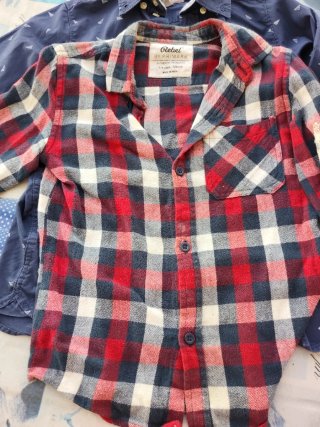 Lote 5 Camisas Niños 7-8 Años