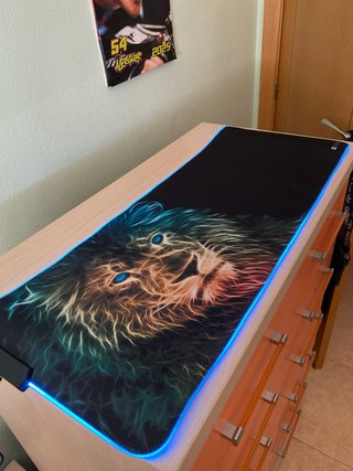 Alfombrilla Gaming XXL con Iluminación LED