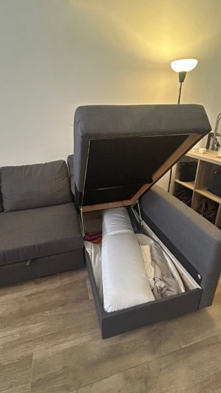 Sofá Cama IKEA Gris