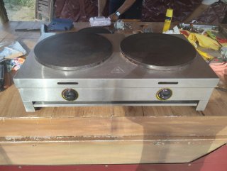 Crepera Doble Gas Profesional