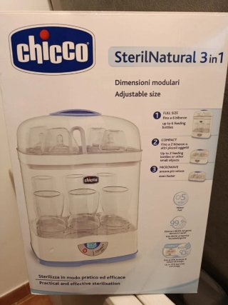 Esterilizador Chicco SterilNatural 3 en 1