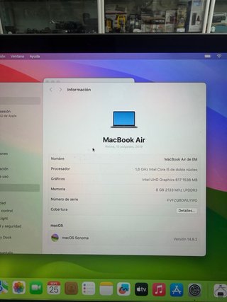 MacBook Air 2019 13” i5 8GB RAM 128GB SSD