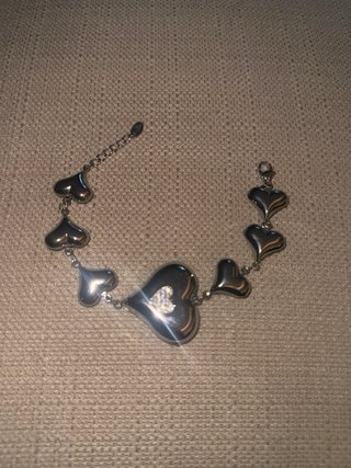 Bracciale sonaglio Cuore Argento