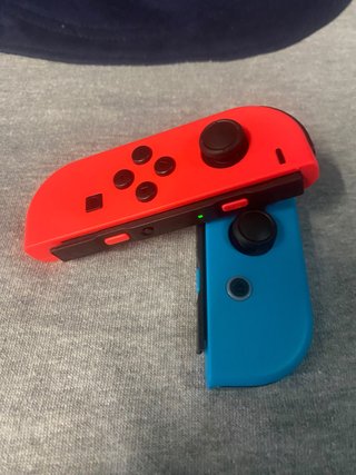 Joy-con compatibles Nintendo Switch rojo y auzl