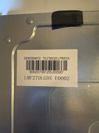 Placa Base LG 27MR400-B + Botonera + puertos