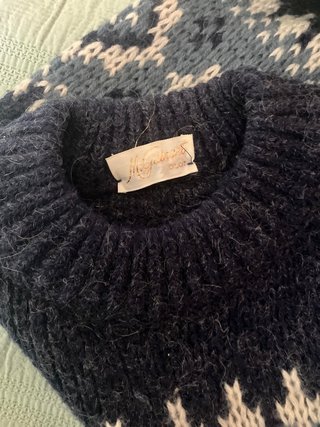 Jersey de Lana con Cenefa Vintage