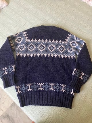 Jersey de Lana con Cenefa Vintage