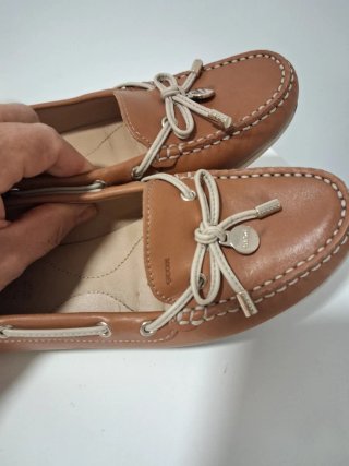 Mocasines Geox Marrones Mujer,  sin usar apenas