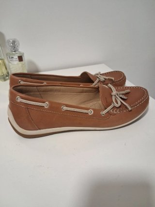 Mocasines Geox Marrones Mujer,  sin usar apenas