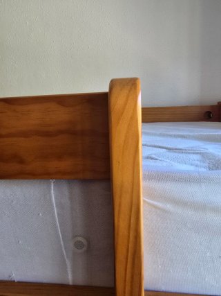 Litera 3 camas madera maciza.disen̈o recto atempor