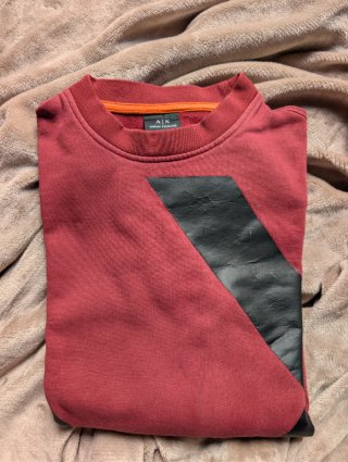 Sudadera Armani Exchange (A|X) roja - Talla S