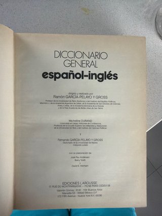 Diccionario General: Espanol-Ingles, English-Sp...