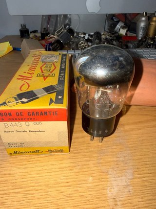 Válvula de Radio Antigua Miniwatt B443 RES164