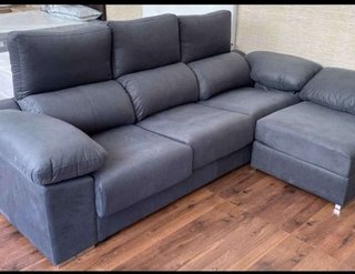 Sofá con chaise longue nuevo, envío gratis