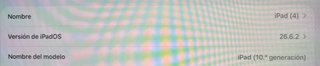 iPad 10ª Gen 64GB Plata