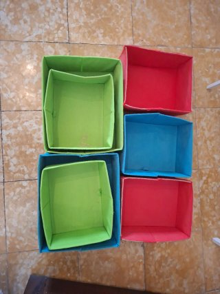 Estantería Infantil con Cajas de Almacenaje