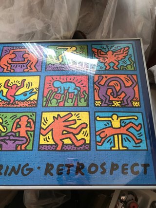 Cuadro Puzzle Keith Haring Retrospect