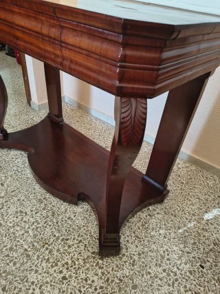 Mueble de entrada de caoba