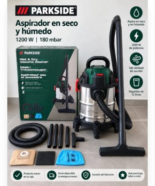 Aspirador en seco y húmedo Parkside 1200W