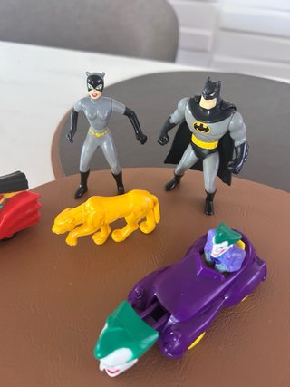 Lote 5 Figuras Batman McDonald's Vintage