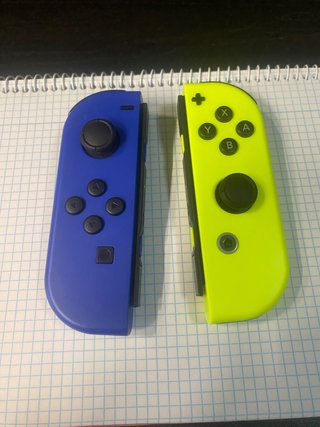 Joy-con azul-amarillo compatibles Nintendo Switch
