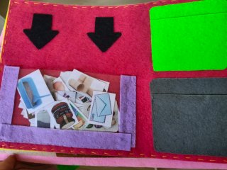 Libro sensorial fieltro