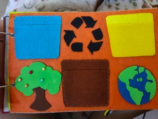 Libro sensorial fieltro
