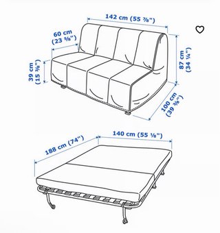Sofá Cama Ikea Blanco