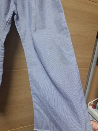 Pantalón de niño rayas azules