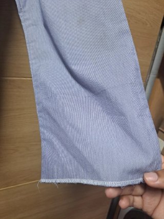 Pantalón de niño rayas azules