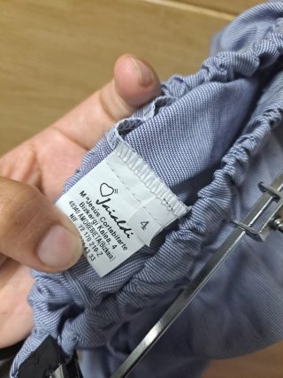 Pantalón de niño rayas azules