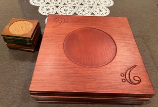 Juego de mesa de madera