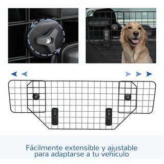 Rejilla de Seguridad de Coche Perros Extensible