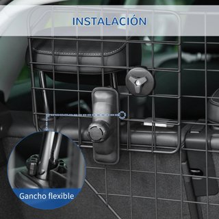 Rejilla de Seguridad de Coche Perros Extensible
