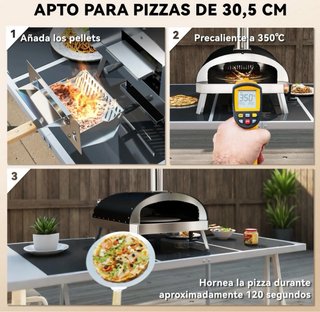 Horno de Pizza Outsunny