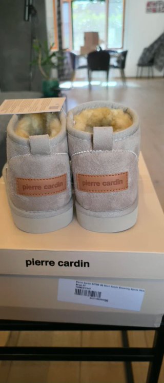 Stivaletti Pierre Cardin Camoscio Beige Tg. 37
