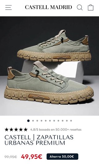 Zapatillas Beige y Marrones