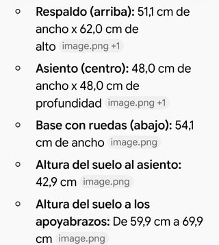 Silla de oficina o escritorio