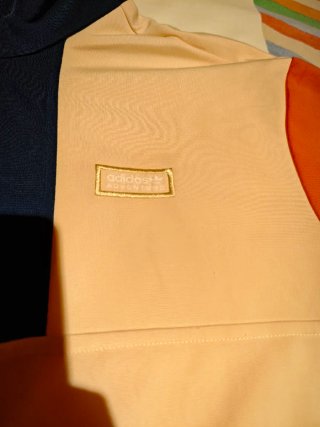 Sudadera Adidas Retro Beige y Naranja infantil