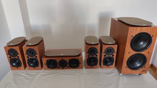 Home Cinema Onkyo 5.1 con Altavoces de Madera