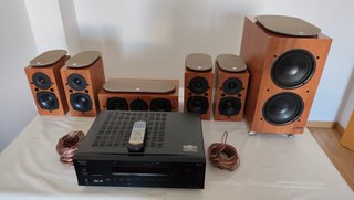 Home Cinema Onkyo 5.1 con Altavoces de Madera