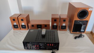 Home Cinema Onkyo 5.1 con Altavoces de Madera