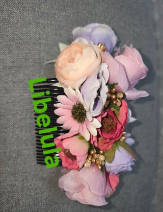 Peineta de Huertana con Flores