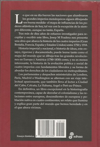 LA NACIÓN IMPERIAL (1750 - 1918) - 2 VOLS. - JOSEP